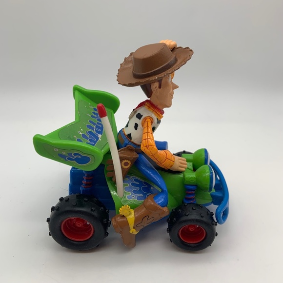 Disney Stores Toy Story Woody Riding on Toy Car RC Toy FOR DISPLAY - Picture 2 of 7